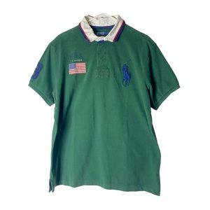 B65 Polo Ralph Lauren custom slim fit men  polo shirt size XL